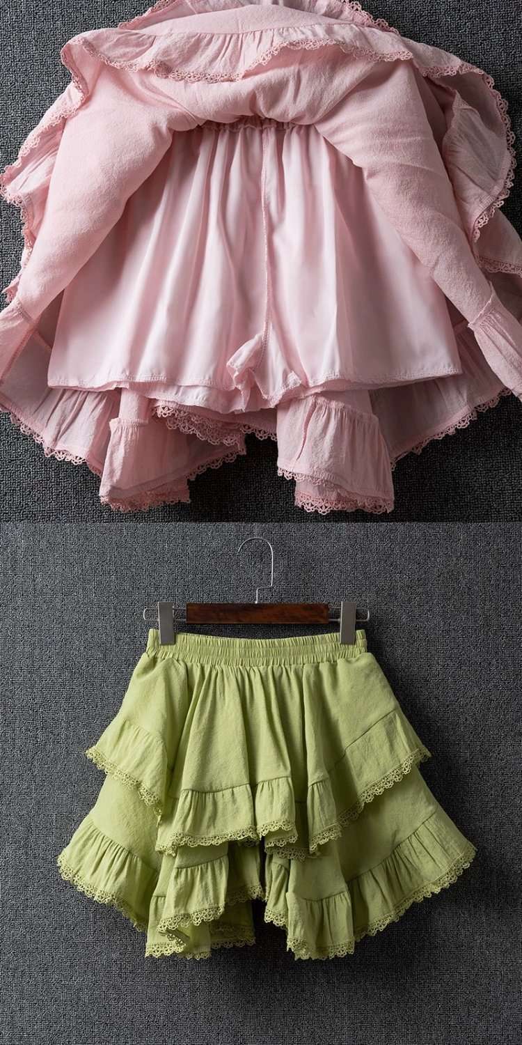 Women's Summer Irregular Lace Skirt