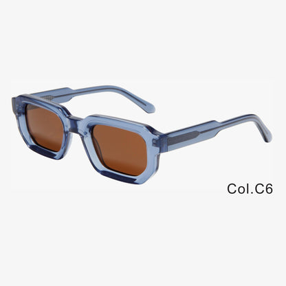 Women's Fashion Retro Square Frame Sunshade Acetate Sunglasses