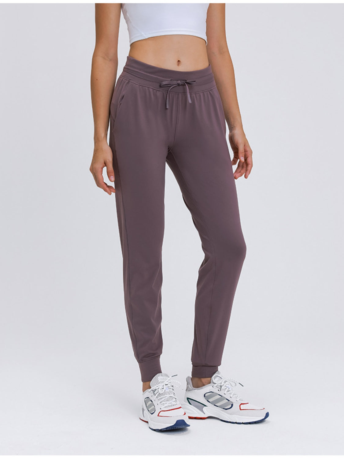 Joggers anudados con bolsillos de Double Take