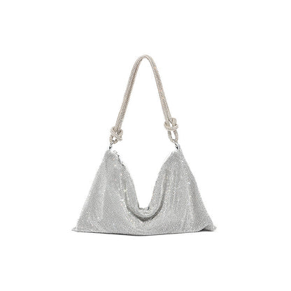 Sac tendance en strass polyvalent, décontracté et simple.