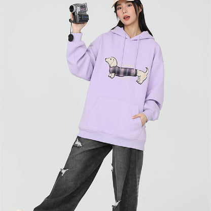 Women's Fashionable Loose Fitting Casual Hoodie