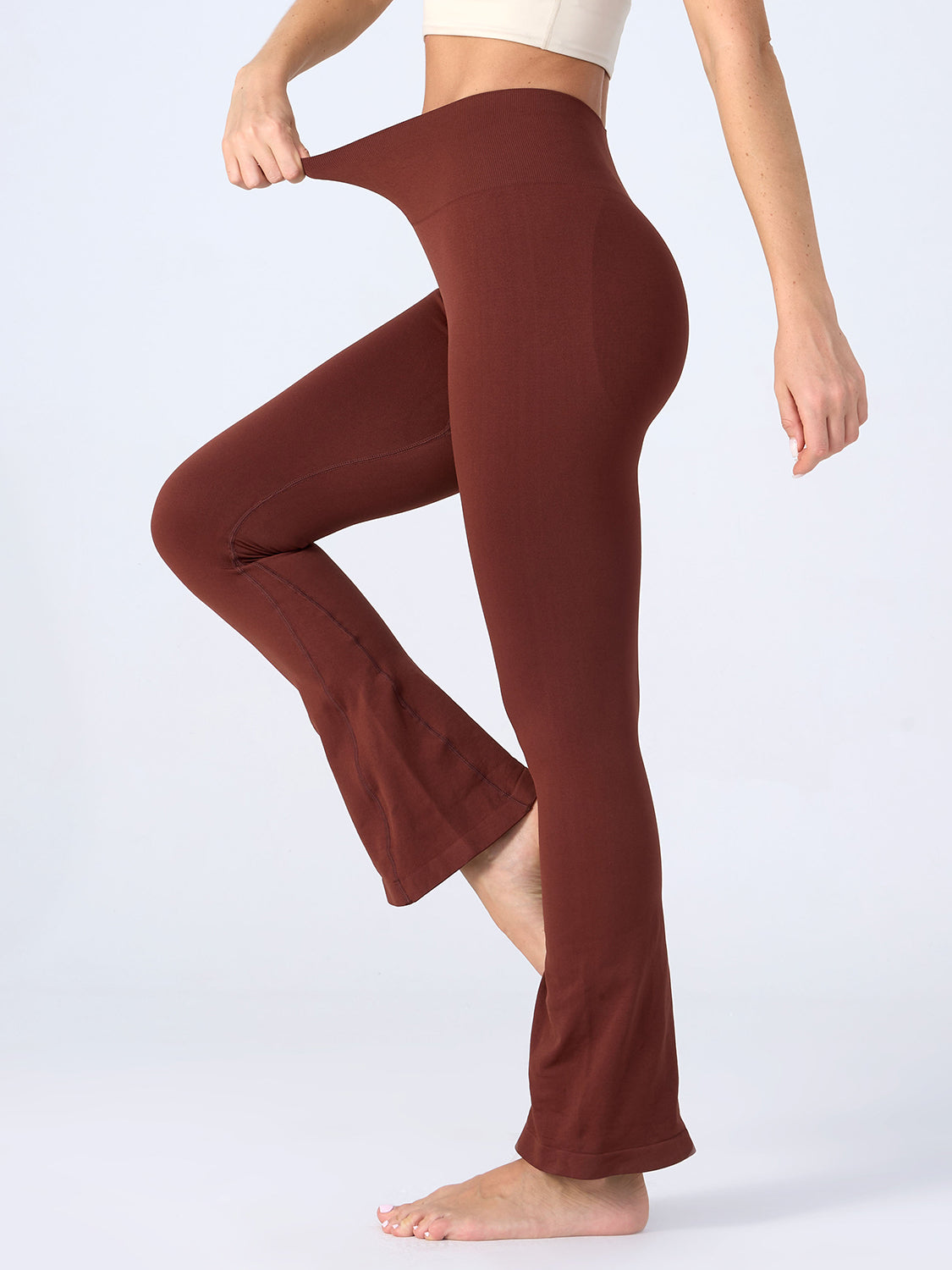 Pantalon actif taille haute