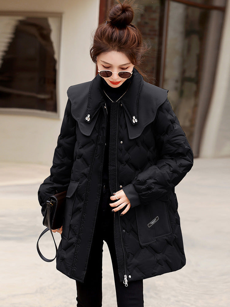 Women's Fashionable Stylish Sailor Collar Coat