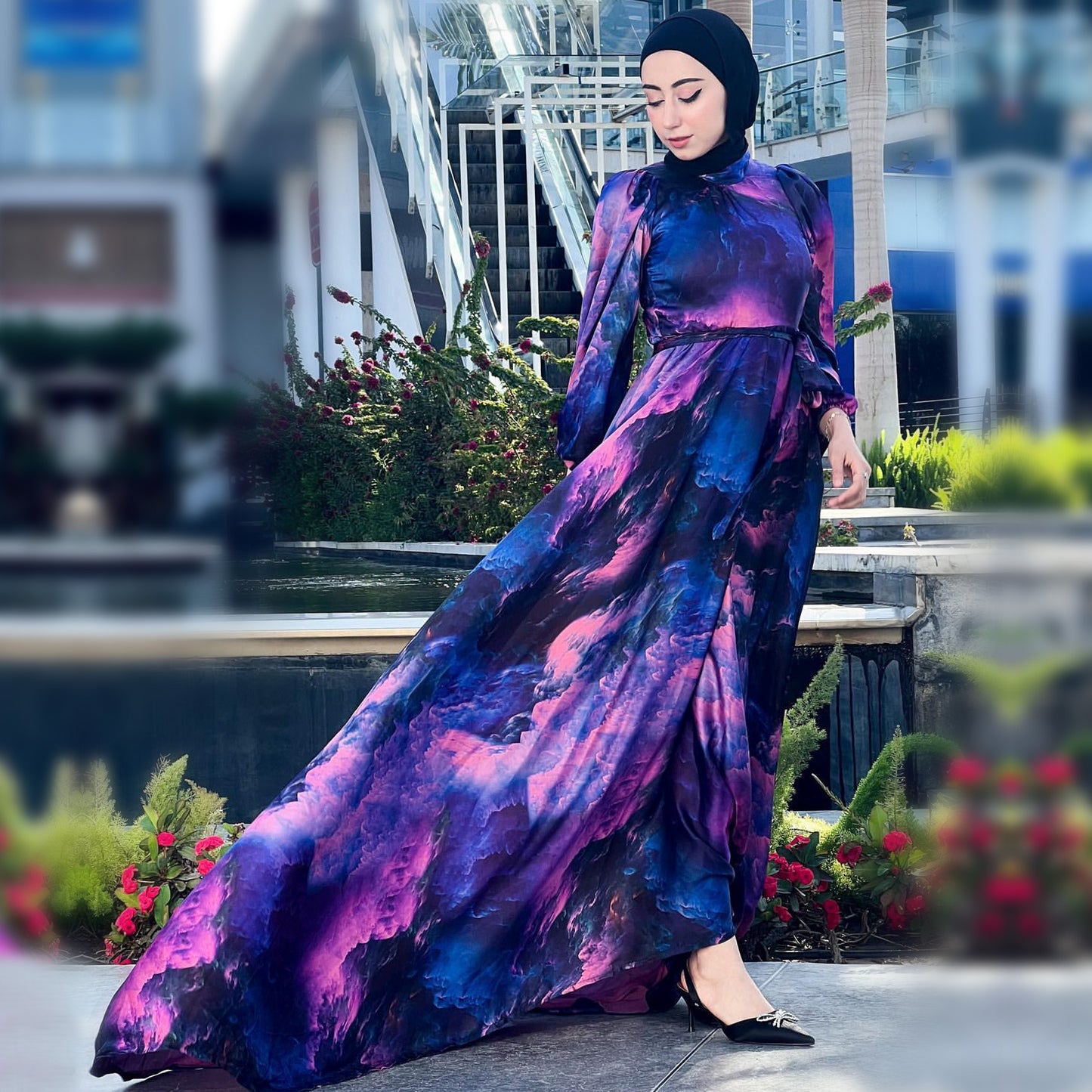 Women's Fashion Pure Beautiful Printing Dress