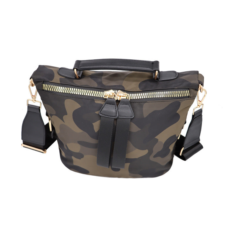 Functional Camouflage Shoulder Bag Travel Handbag