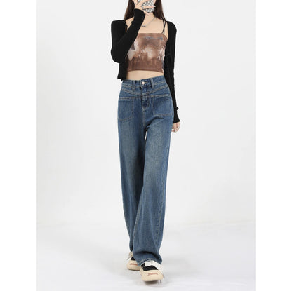 Women's High Waist Loose Jeans