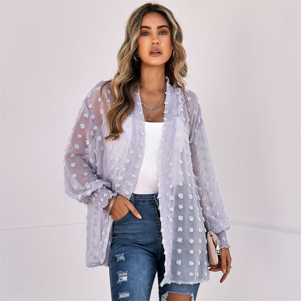 Casual Beach Shawl Cardigan Chiffon Top