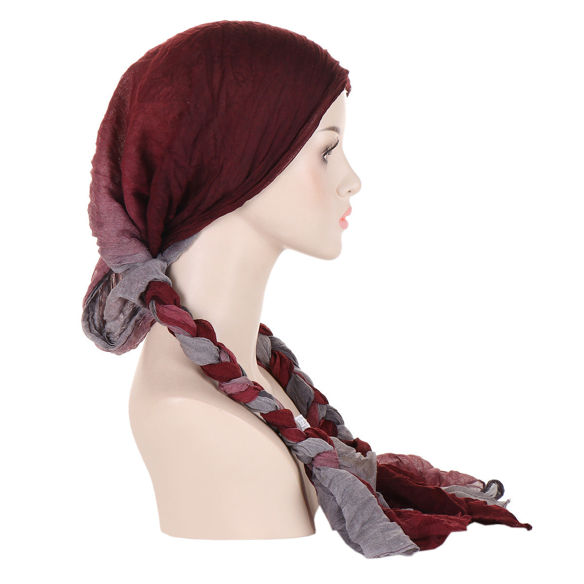 Écharpe bandana tressée à la main Tam-o'-shanter pour femme