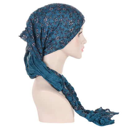 Écharpe bandana tressée à la main Tam-o'-shanter pour femme