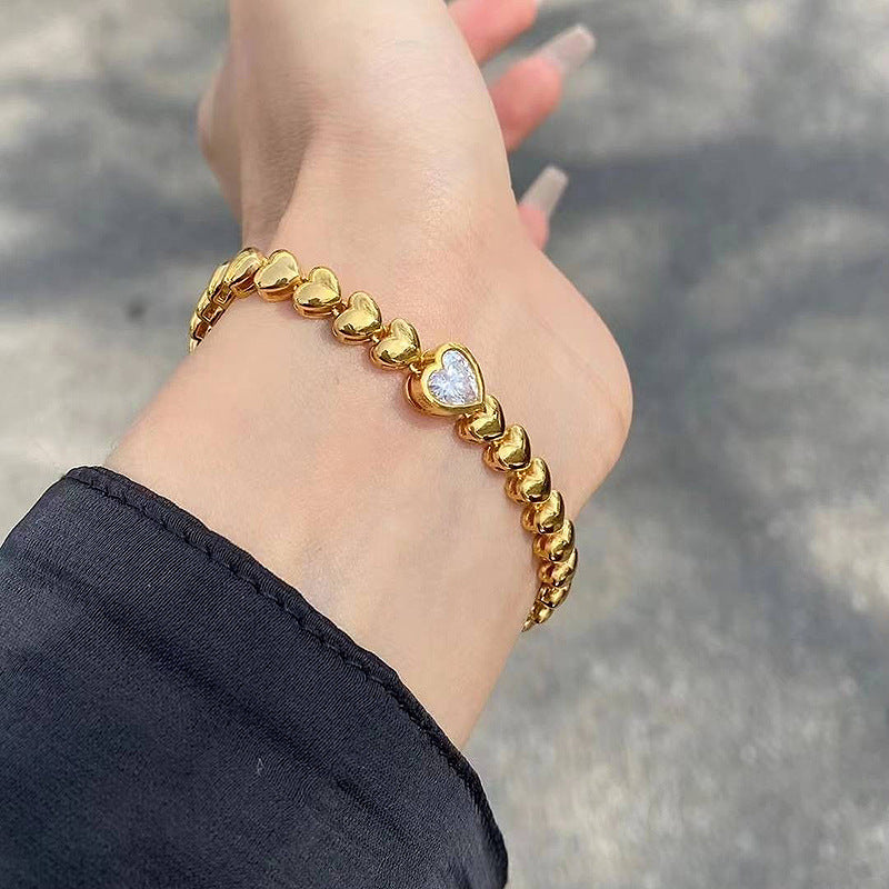 Pulsera En Forma De Corazón De Moda Todo Fósforo