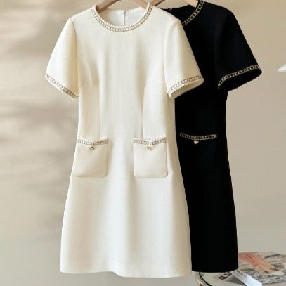 Summer New Slim Temperament Classic Style Dress Women's All-matching