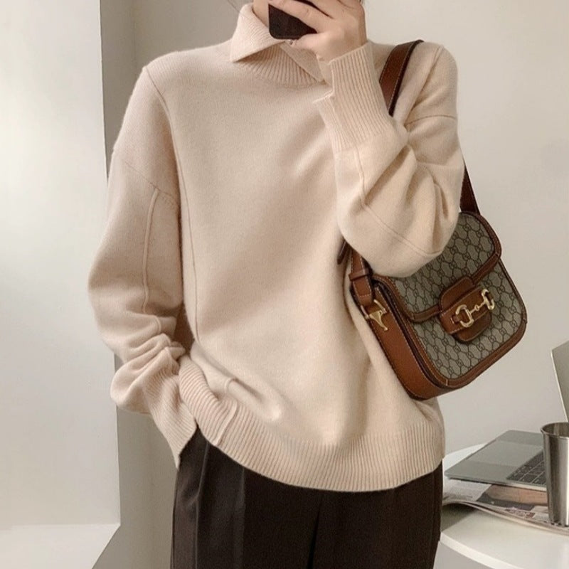 Pull en tricot doux et confortable de haute qualité pour femme