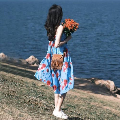 Seaside Beach Vest Dress