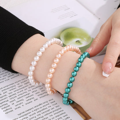 Bracelet de perles en acier inoxydable