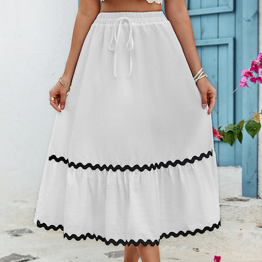 Women's Fashionable Simple Loose Temperament Skirt