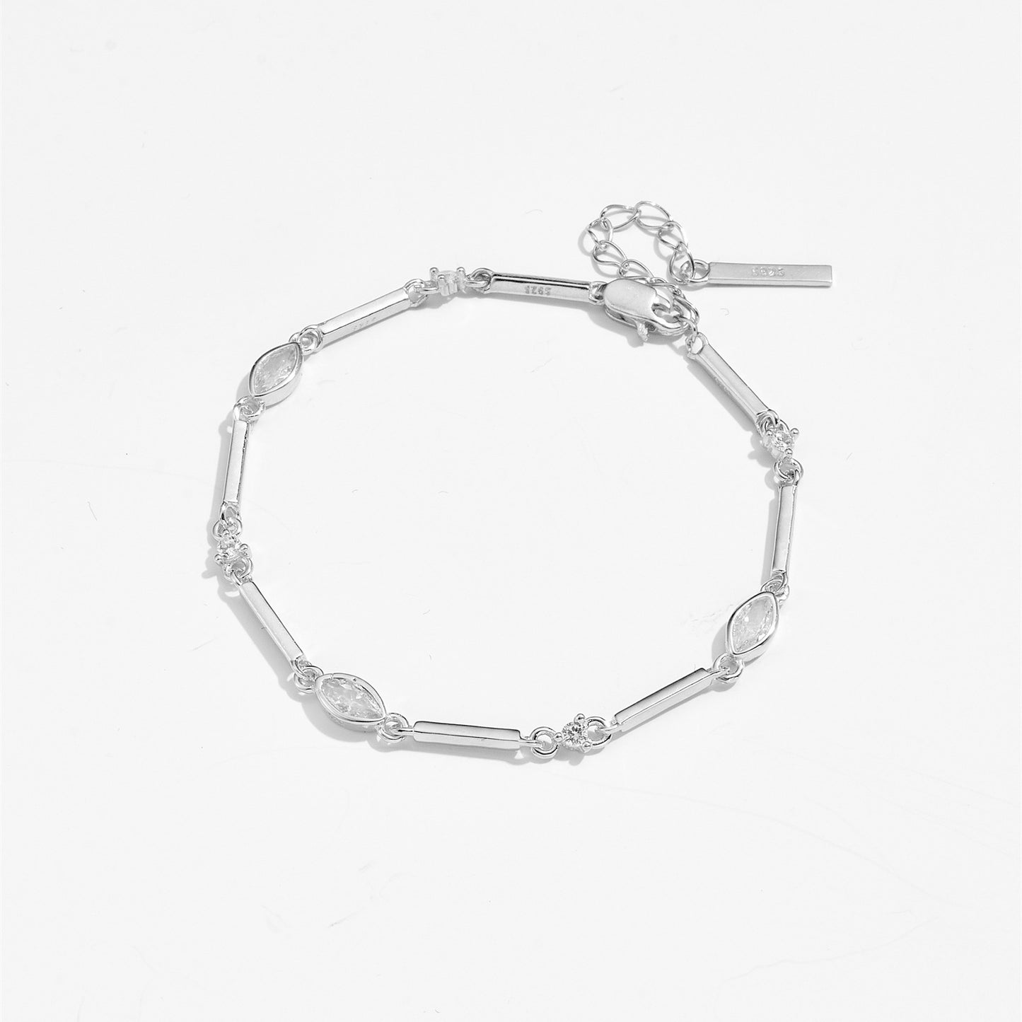 Pulsera de plata de ley S925 de moda para mujer