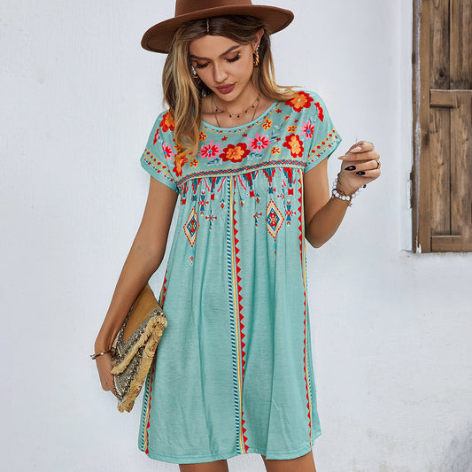 Robe de vacances ample et décontractée pour femme