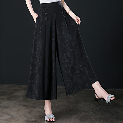 Women's Wide-leg Pants Summer Thin Loose High Waist