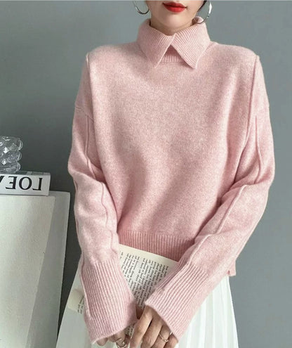 Pull en tricot doux et confortable de haute qualité pour femme