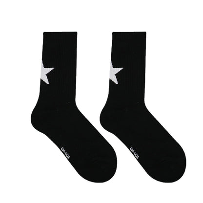 Simple Personality Street Sport Mid-calf Length Sock