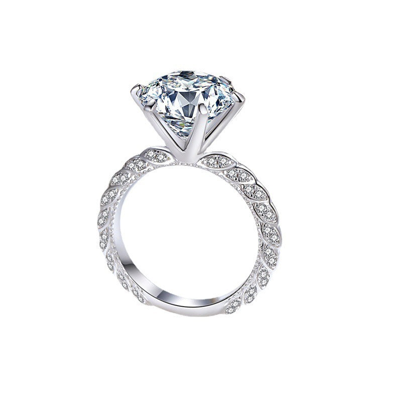 Women's Fashion Personality 5 Karat Moissanite Ring