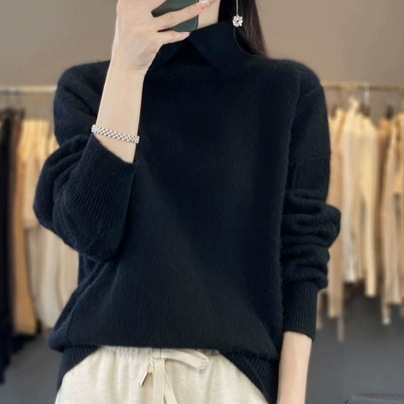 Pull en tricot doux et confortable de haute qualité pour femme